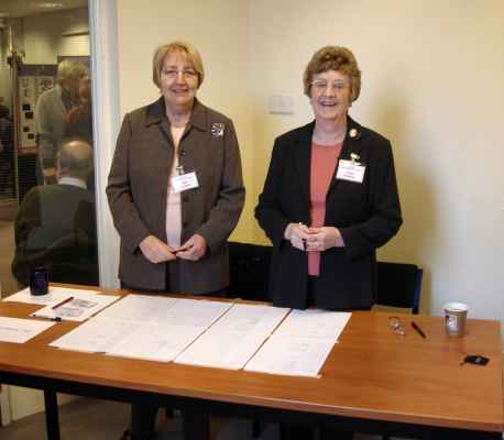 Ann Spinks and Jean Powell